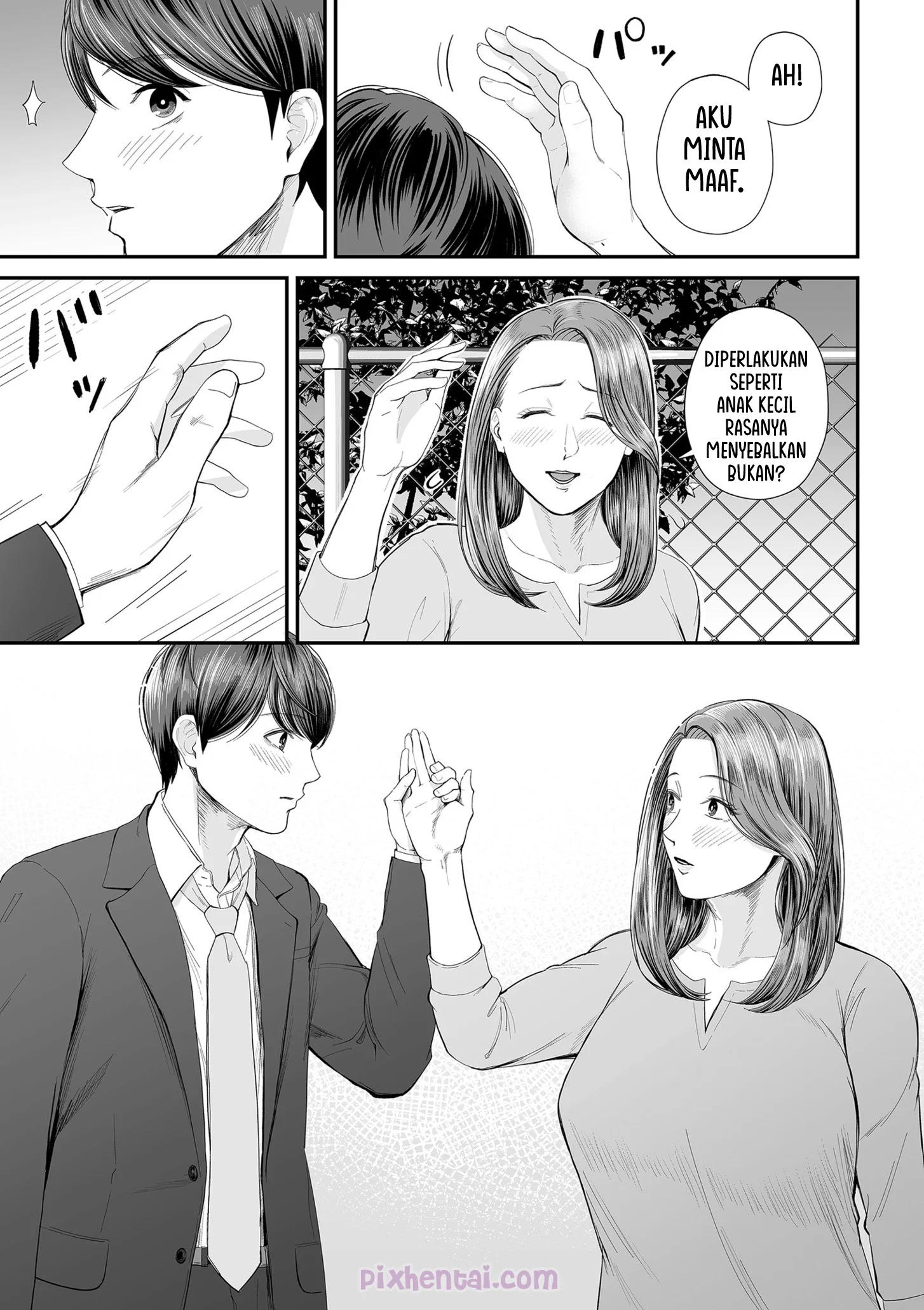 Komik hentai xxx manga sex bokep The Young Man is Delighted to Meet Beautiful Milf 17
